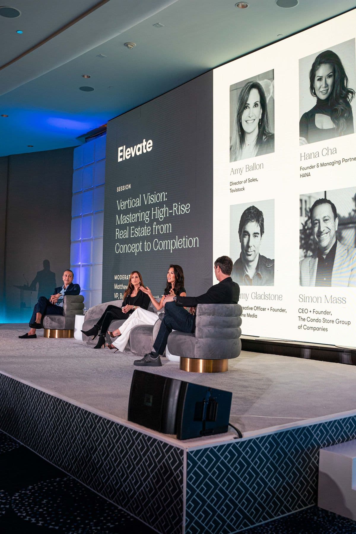 Corporate conference panel
